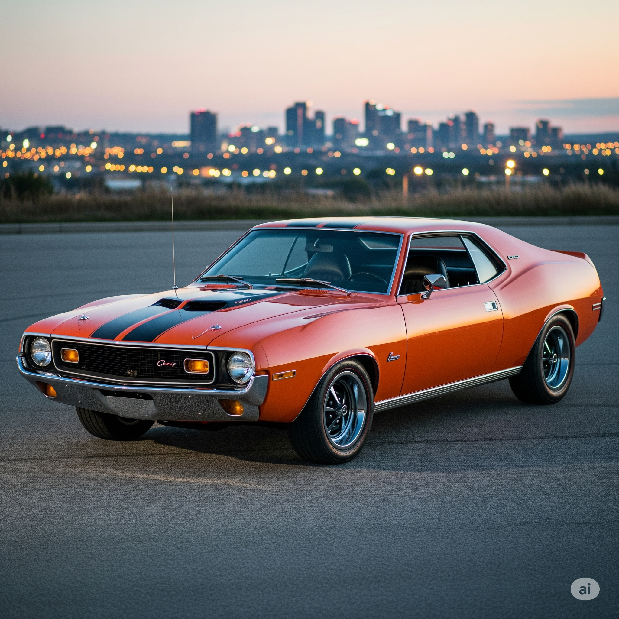 A orange AMX javelin